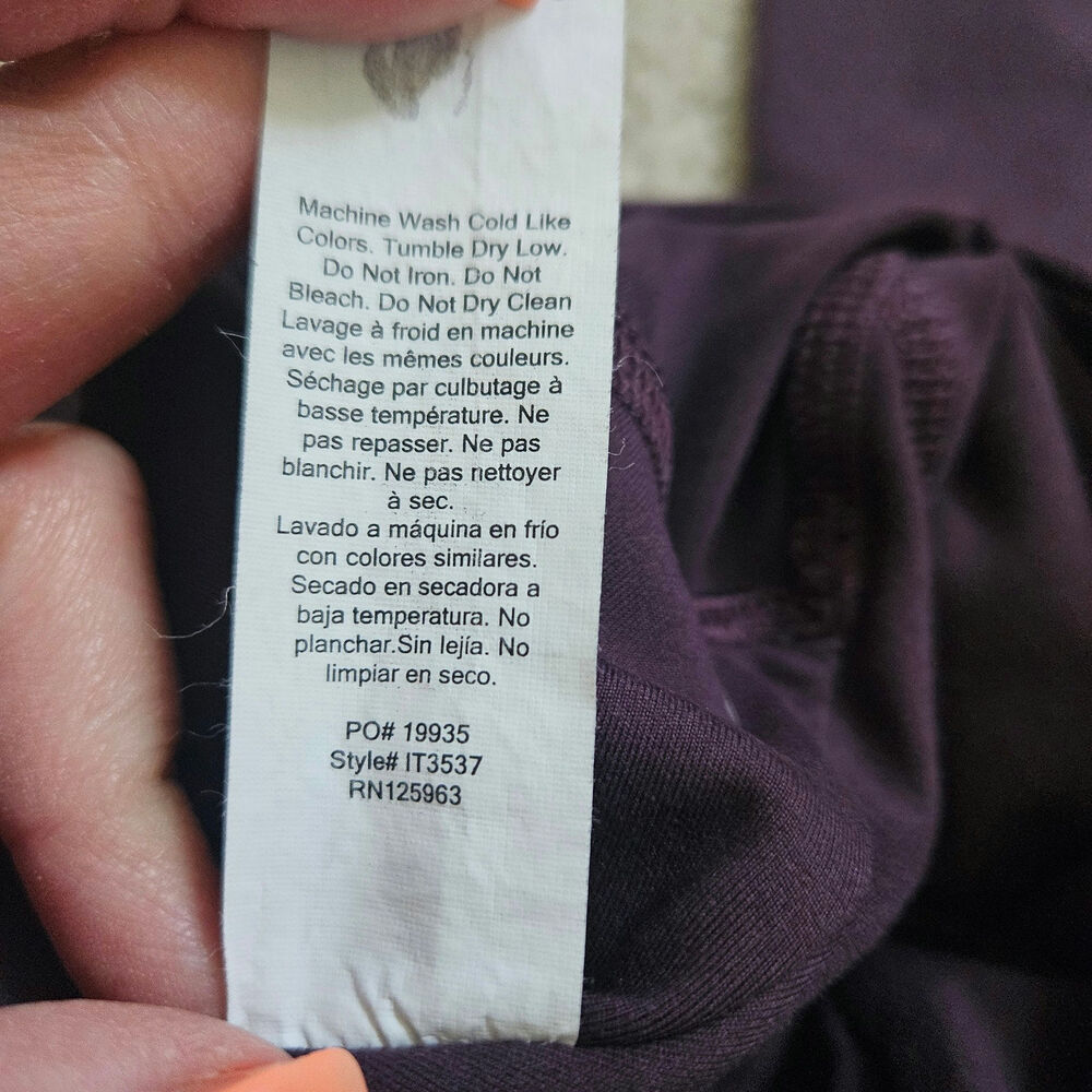 Beyond Yoga Powerbeyond Strive High Waist Midi Legging Purple Medium - Picture 6 of 8